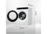 Lavadora carga frontal - Haier X5 Series HW90-BP14357TUIB, 9kg, 1400rpm, Motor Inverter, Wi-Fi, Blanco