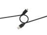 Cable USB - ISY IUC-1009, USB 2.0, USB-A a miniUSB, 1.5m, 480 Mbps, Negro