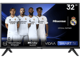 TV LED 32 - Hisense 32A4N, HD, Modo Deportes IA, Modo Juego, Dolby Audio, Smart TV, Negro