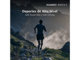 Smartwatch - Huawei Watch 5, 42 mm, 32 GB, NFC, Llamadas celulares eSIM, Titanio