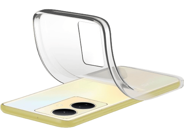 Funda - CellularLine Soft, Para Vivo 29 Lite, Goma blanda, Trasera, Transparente