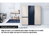 Frigorífico combi - Samsung BESPOKE SMART AI RB34C7B5D39/EF, No Frost, 185.3 cm, 344l, All Around Cooling, Metal Cooling, WiFi, Satin Beige