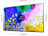 TV OLED 97 - LG OLED97G29LA, OLED 4K, α9 Gen5 AI Processor 4K, Smart TV, DVB-T2 (H.265), Negro