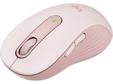 Ratón inalámbrico - Logitech Signature M650, Para manos grandes, Bluetooth, Accesos directos, Personalizable, Bluetooth, USB, Rosa