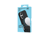 Funda móvil - ISY ISC-2367, Compatible con iPhone 17, Compatibilidad MagSafe, Carga Inalámbrica, Resistente a Golpes y al Agua, Silicona, Negro