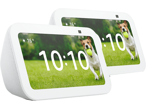 Pack de 2 Echo Show 5 (3.ª generación) Blanco - Pantalla táctil inteligente de 5.5”con Alexa 119866