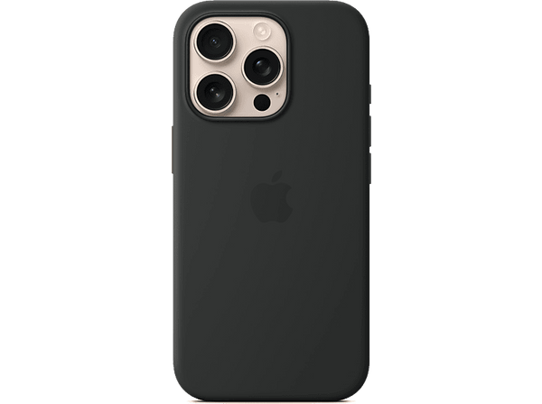 Apple Funda de silicona con MagSafe para iPhone 16 Pro, Negro