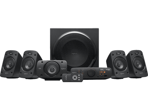 Sistema de altavoces - Logitech Surround Sound Speakers Z906, Potencia total 5x 67 W + 165 W, Alámbrica, Negro