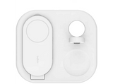 Cargador móvil inalámbrico - Belkin BoostCharge Qi2, Carga Universal con dispositivos que funcionen con el estándar Qi2, 15W, Blanco