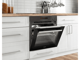 Horno - KOENIC KBO 611-1 B A1, 77 l, Anchura 59.5 cm, Grill, Función de aire caliente y descongelación, Negro