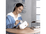 Cable USB-C - Baseus Free2Pull, Retráctil, Tipo C a Tipo C, Cable de 100 cm, Universal, 60W, Blanco Luna
