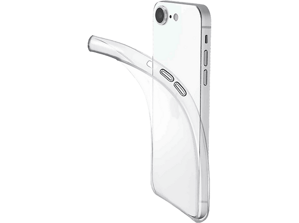 Funda móvil - CellularLine FINE, Para Apple iPhone 16e, Transparente