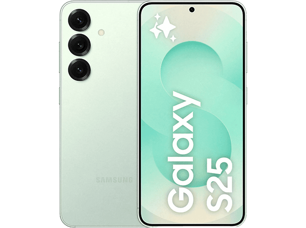 Móvil - Samsung Galaxy S25, Mint, 512 GB, 12 GB RAM, 6.2" FHD+ con IA , Snapdragon 8, 4000 mAh, Android 15