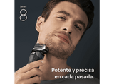 Recambio para afeitadora -  Braun 83M, Compatible con afeitadoras Series 8, Plata