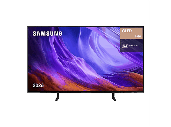 TV OLED 48" - Samsung TQ48S83HAEXXC, OLED 4K, NQ4 AI Gen2 Processor, Smart TV, Tecnología Sin Reflejos, Full AI, Negro