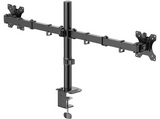 Soporte para monitor - Hama Arm FM, 2 brazos, Carga máxima 12 kg, De 13 a 35, Negro