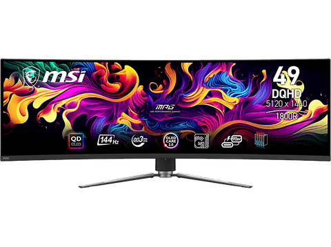 Monitor gaming - MSI MAG 491CQP 49 QD-OLED, Curvo, 49