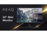 Monitor - Peaq PMO S244-IFC, 24, Full-HD, 6 ms, 100 Hz, FreeSync, IPS, Ángulo de Inclinación de -5° a 15°, Negro