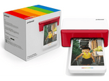 Impresora fotográfica - Polaroid Hi Print 4x6, Bluetooth, Tamaño postal (102mm x 152mm), Transferencia Térmica por Difusión de Tinta, Blanco y Rojo