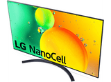 TV LED 55 - LG 55NANO766QA, UHD 4K, Procesador Inteligente α5 Gen5 AI Processor 4K, Smart TV, DVB-T2 (H.265), Azul Oscuro Ceniza