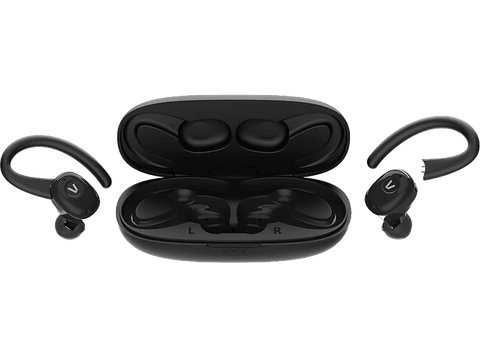 Auriculares deportivos - Vieta Match 3, Intraurales, Bluetooth, IPX5, 22h Autonomía, Cancelación ruido, Negro