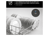 Lavavajillas - Samsung DW70H73YCFRU1, 14 servicios, 8 programas, 59.8 cm, Tercera bandeja, Wifi, Inoxidable