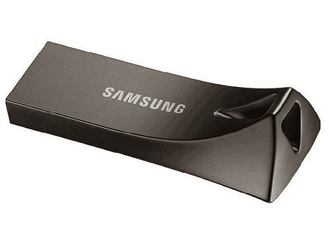Memoria USB 128 GB - Samsung MUF-128BE4, APC Bar Plus, USB 3.1 Gen 1, 300 MB/s lectura, Gris