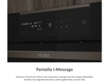 Horno - Haier Series 4 HWO60SM5B5BH, 70l, Multifunción, Limpieza por Aquálisis, 55cm, Wi-Fi, Sonda térmica, Negro