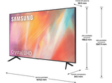 TV LED 75 - Samsung UE75AU7175UXXC, UHD 4K, Crystal UHD, Smart TV, HDR10+, Tizen, Dolby Digital Plus, Titan Gray