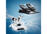 Simulador de Vuelo - Thrustmaster T.Flight Hotas 5 MSFS Special Edition, Para PS5, PS4 y PC, Mando de Potencia y Controlador de Simulación, Blanco