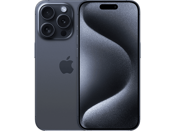 Apple iPhone 15 Pro, Titanio Azul, 128 GB, 5G, 6.1"  Pantalla Super Retina XDR, Chip A17 Bionic, iOS