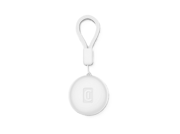 Localizador - CellularLine Tracy Tag Dual, para iOS, para Android, Blanco