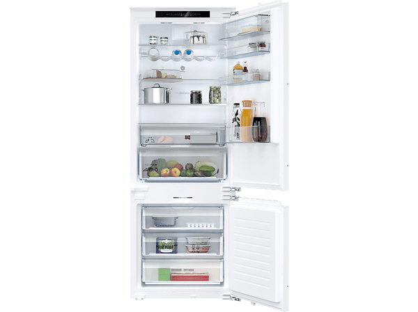 Frigorífico combi integrable - Balay 3KID967F, No Frost, 193.5 cm, 381 l, Extra Ventilación, Blanco
