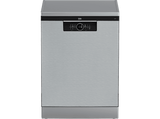 Lavavajillas - Beko BDFN27540X, 15 servicios, 7 programas, 60cm, Tercera bandeja, HomeWhiz App, WiFi, Inox