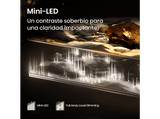 TV Mini LED 50 - Hisense 50E8Q, UHD 4K, 144 Hz, Hi-View Engine, Escalador HDR IA, Subwoofer integrado, Negro