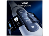 Cepillo eléctrico - Oral-B iO 6s, Pack doble, 5 modos, Seguimiento con app, Pantalla interactiva, Sensor de presión, Estuche de viaje, Blanco y rosa