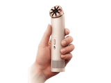 Mini ventilador - Dyson HushJet™ Mini Cool, 3 en 1, Bateria, Carga USB-C, Potencia 40 W, 5 Velocidades+ modo Boost, Stone/Blush