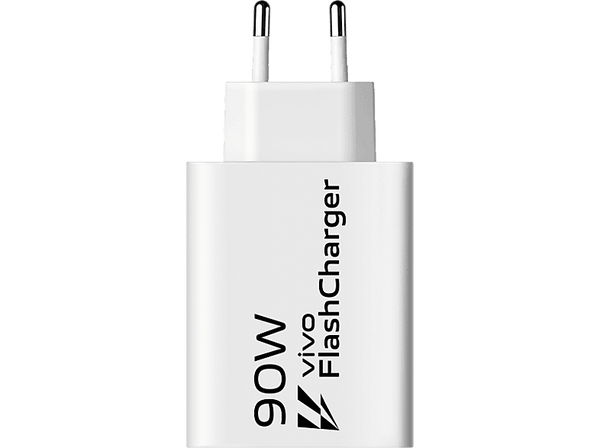 Cargador - Vivo 90 W FlashCharger, Universal, USB, Blanco