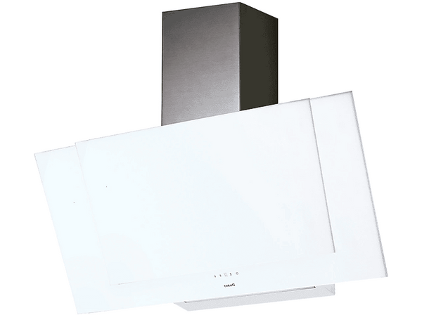 Campana decorativa - Cata Valto 600 XGWH, Decorativa, Pared, 575 m³/h, 5 velocidades, 60 cm, Blanco