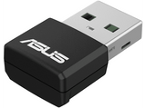 Adaptador Wi-Fi USB - Asus USB-AX55 Nano, 1800 Mbit/s, Seguridad WPA3, Negro