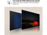 TV QNED 86 - LG 86QNED91T6A, UHD 4K, Procesador Inteligente 4K α8, Smart TV, DVB-T2 (H.265), Negro Dark Meteor Titan