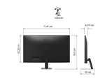 Monitor - LG 32U701SB, 32  UHD 4K, 60 Hz, 5 ms, VA, HDR10, webOS Inteligente, Negro