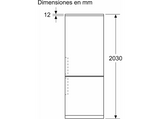 Frigorífico combi - Bosch KGN39VXBT, No Frost, 203 cm, 363 l, Cajón VitaFresh XXL, Iluminación LED, Negro