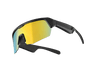 Gafas IA - CellularLine Fast Vision, Bluetooth, Con protección UV, Compatible con asistente de voz, Negras con cristal multicolor