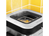 Freidora - Cecotec CleanFry Advance 1500, Filtro OilClean, Tapa con ventana, Cubeta extraíble, Antiadherente, Apto lavavajillas, Inox