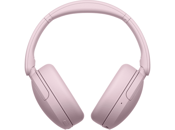 Auriculares inalámbricos - Sony WH-CH735NP, Noise Cancelling, 75h, Carga Rápida, Plegable, Bluetooth, Llamadas nítidas con IA, Rosa