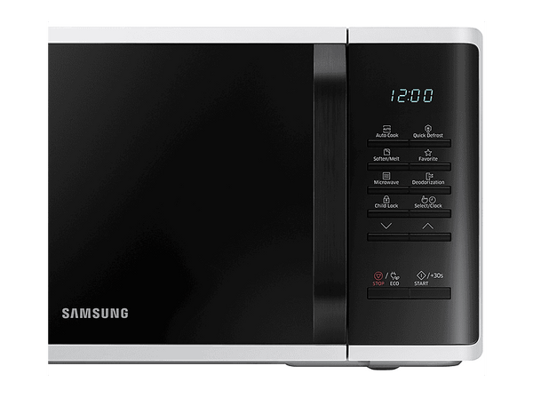 Microondas - Samsung MS23K3513AW/EC, 800 W, 6 niveles de potencia, 23 l, Blanco