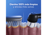 Cepillo eléctrico - Oral-B iO 3S Cepillo De Dientes, 3 Modos, Sensor de presión, 4 cabezales, Negro mate, Edición Navidad