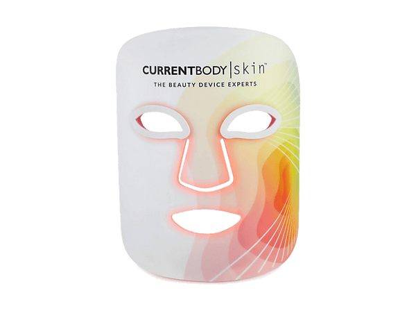 Máscara LED - CurrentBody 4-en-1 Mapeo zonal facial, Cara, 360 Bombillas LED, Antienvejecimiento, Mejora Textura, Ilumina, Blanco