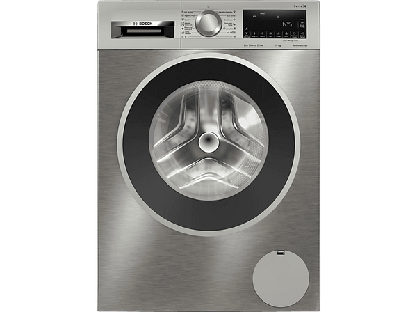 Lavadora carga frontal - Bosch WGG256ZAES, Serie 6, 10 Kg, 1600 RPM, 12 programas, Iron Assist anti arrugas, Acero antihuellas